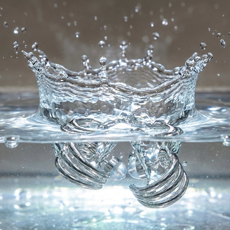 Tria Triple Hoop Huggie Earrings hypoallergenic earrings by HyraMode