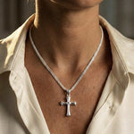 Cruz Ornate Cross Pendant Necklace — product view 3